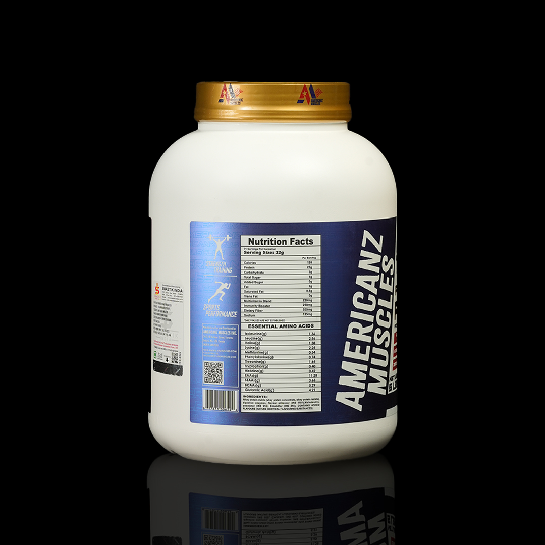 AMERICANZ MUSCLES WHEY 2KG - Image 2