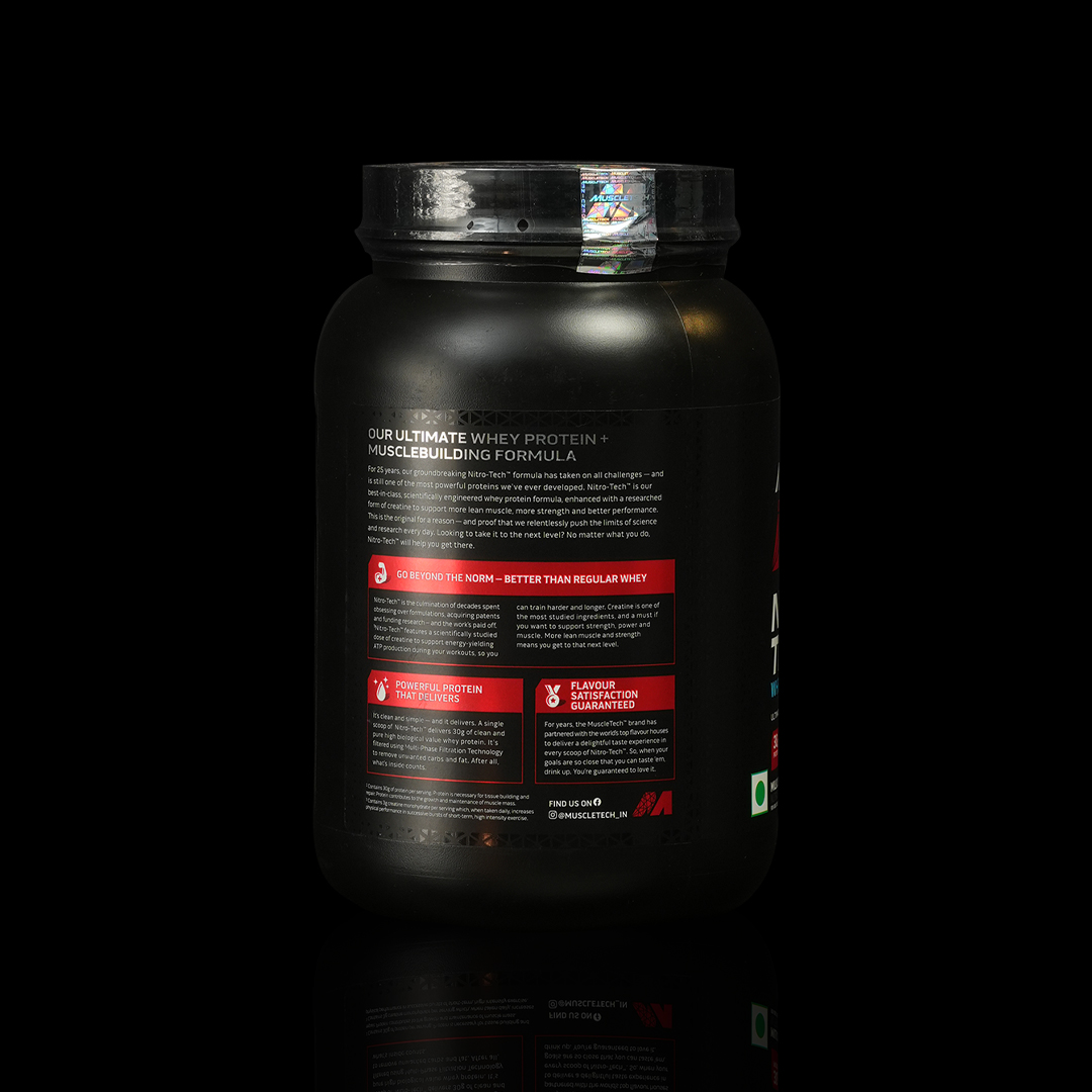 MUSCLETECH NITROTECH WHEY 1KG - Image 2